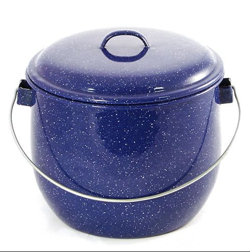 Falcon Enamel Range - Blue Fleck, Title: Billy/Rice Cooker 4L - Blue