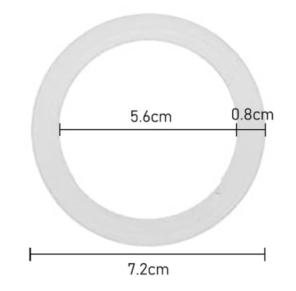 Coffee Culture Coffee Maker Replacement Gaskets, Color: Replacement Gaskets 3Pk 6 Cup