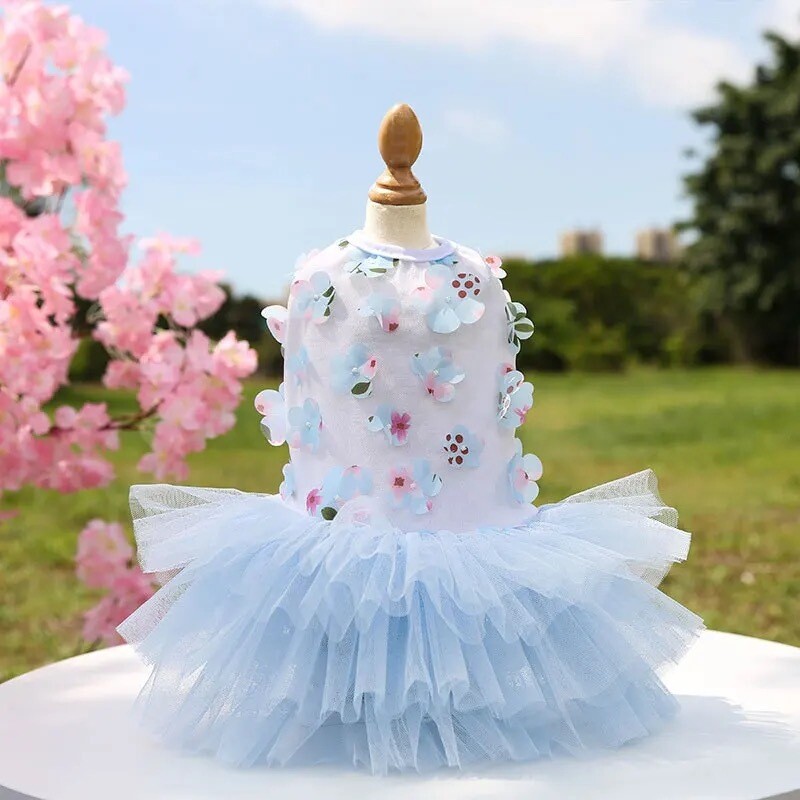 COLORFUL FLORAL TUTU DRESS