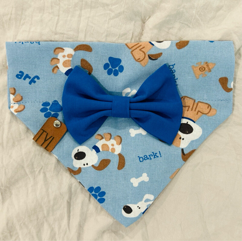 BLUE DOGGY BANDANA