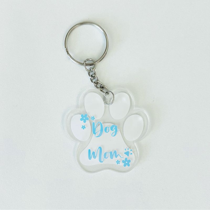 DOG MOM KEY CHAIN