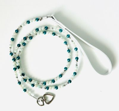 GREEN HAND MADE ROYAL LEASH