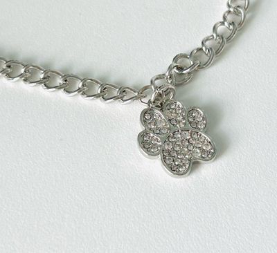 DOG PAW FASHION NECKLACE
