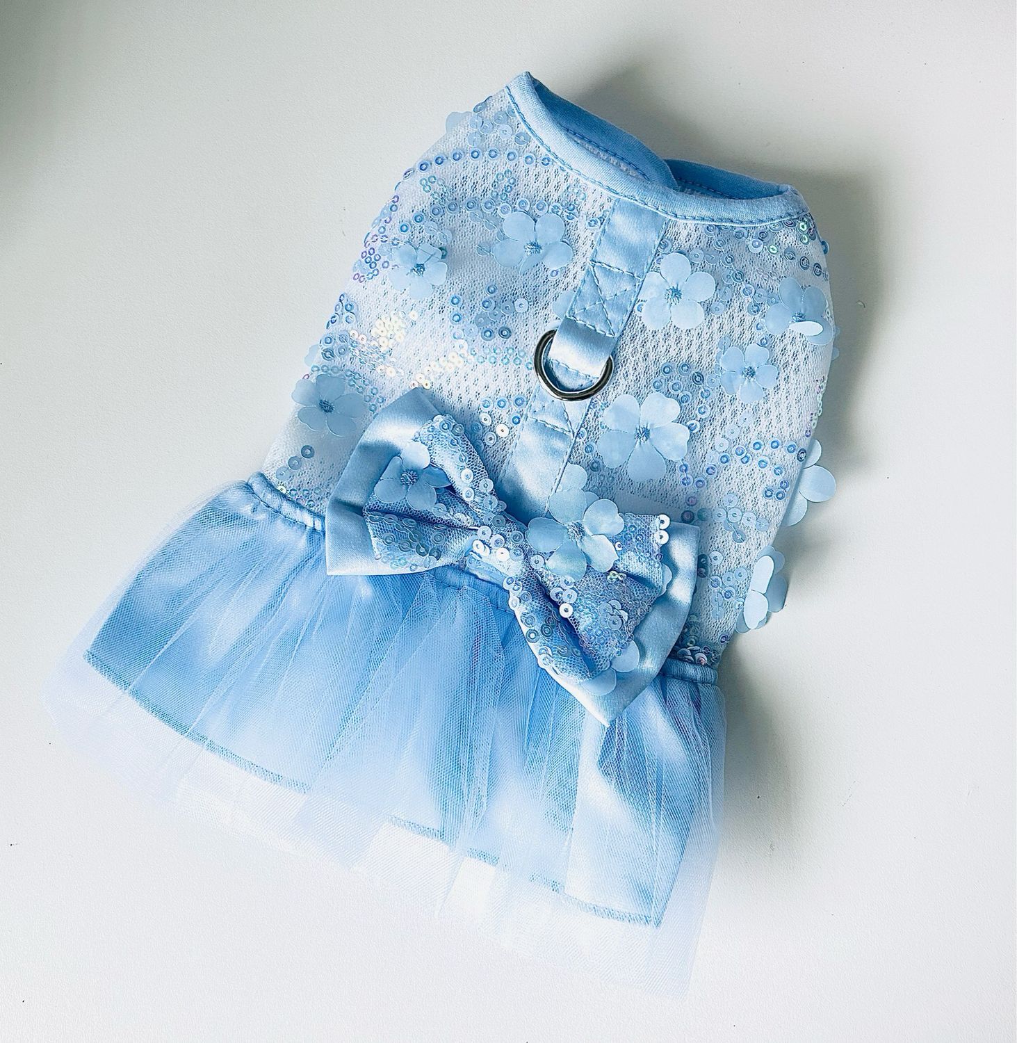 BABY BLUE HARNESS DRESS
