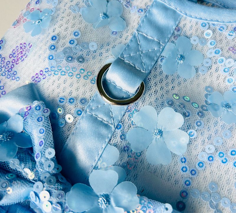 BABY BLUE HARNESS DRESS
