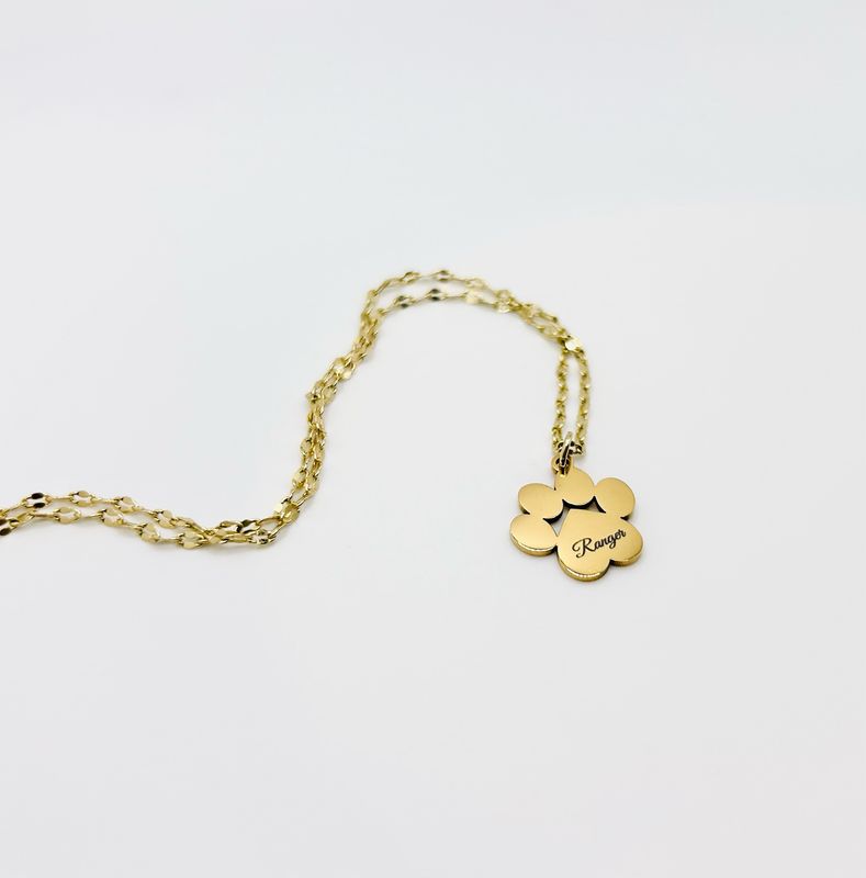 STAINLESS STEAL GOLD PLATED NECKLACE