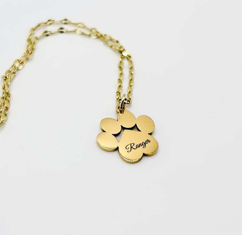 STAINLESS STEAL GOLD PLATED NECKLACE