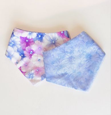 DOUBLE SIDED FLORAL BANDANA