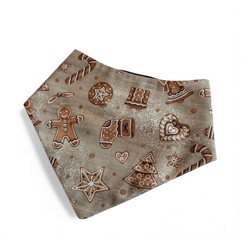 BROWN GINGERBREAD BANDANA