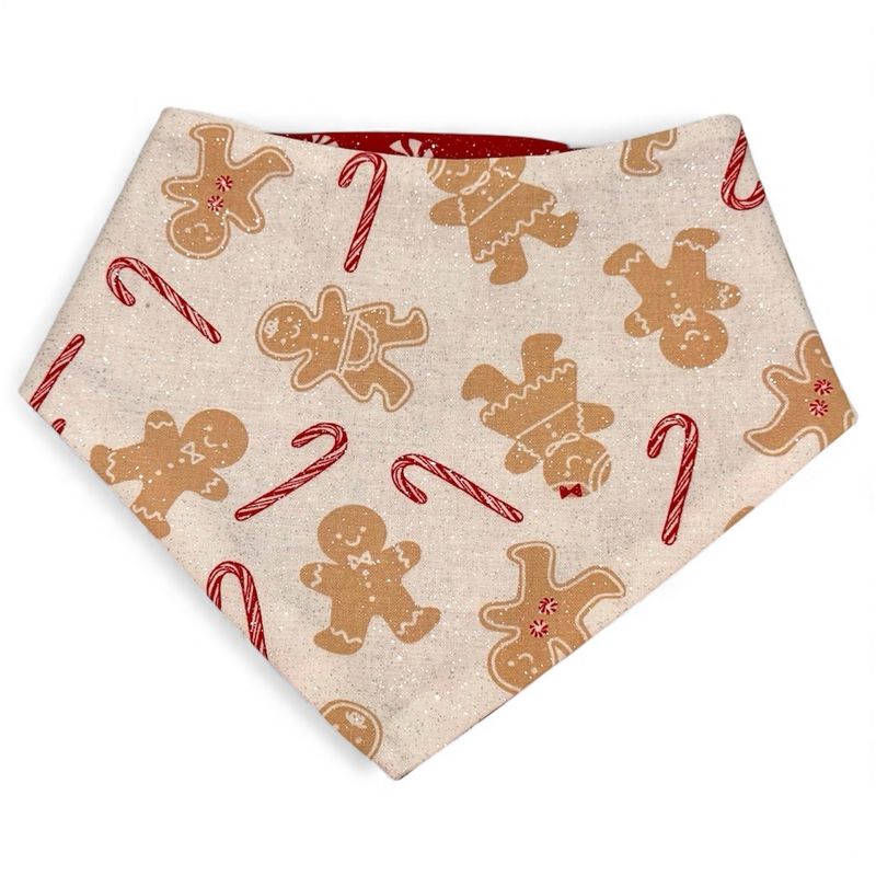 TAN GINGERBREAD BANDANA