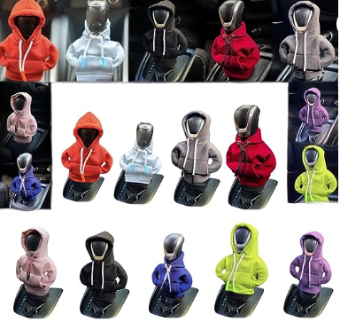 Dukebo Mini Car Gear Shift Cover Hoodie Car Gear Shift Cover