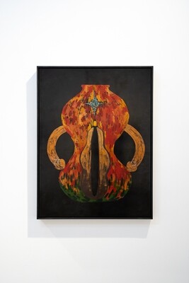 Strawberry vase 딸기 화병