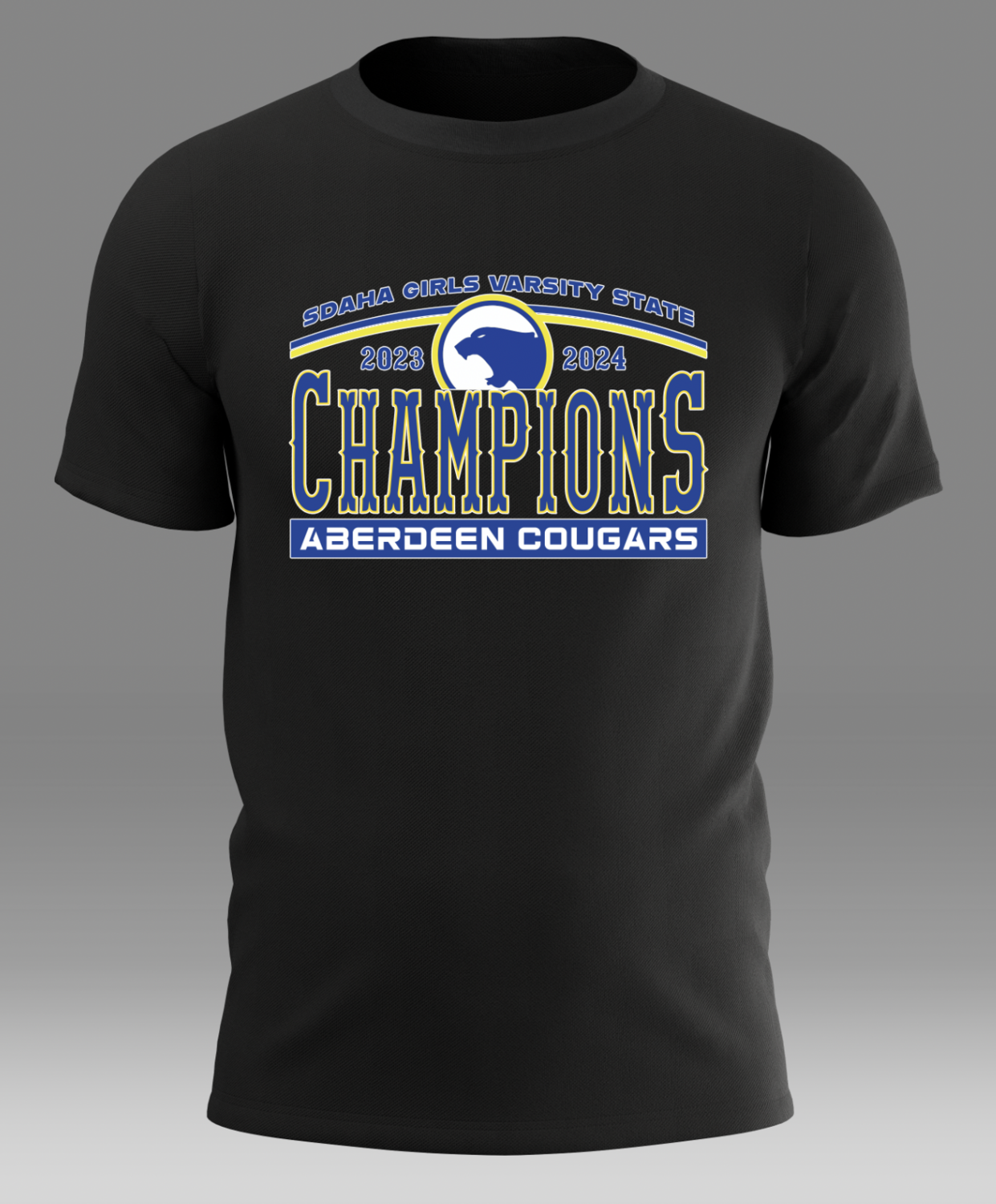 Cougars - Girls Varsity State Vintage Champions Shirt