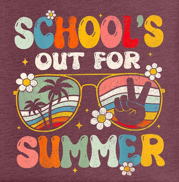 School&#39;s Out for Summer w/ Sunglasses