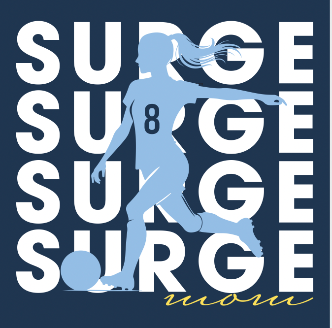Tempo Soccer Silhouette with custom number