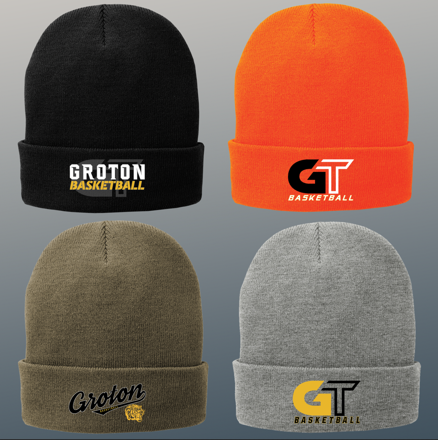 Groton Basketball Fleece Lined Beanie