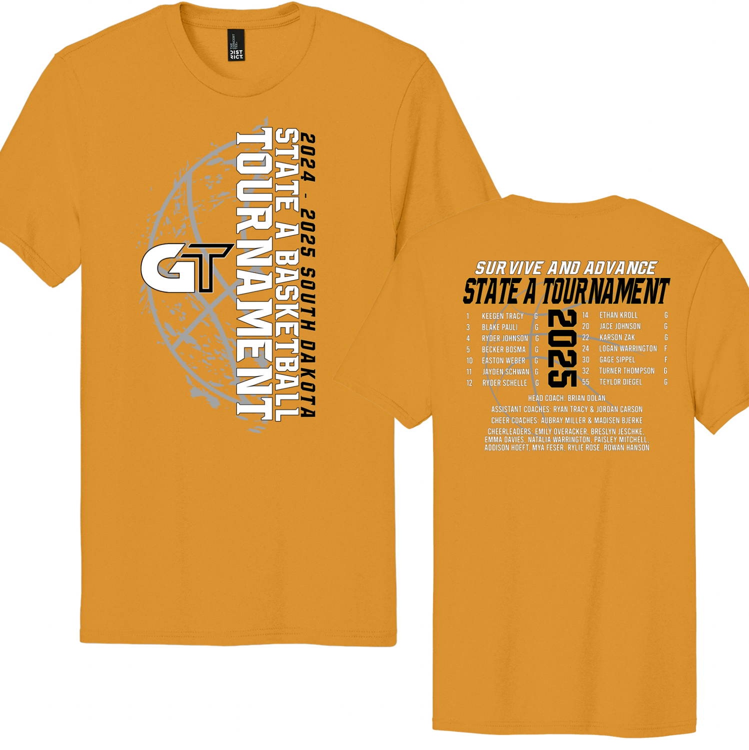 Groton Basketball State Tournament Shirt