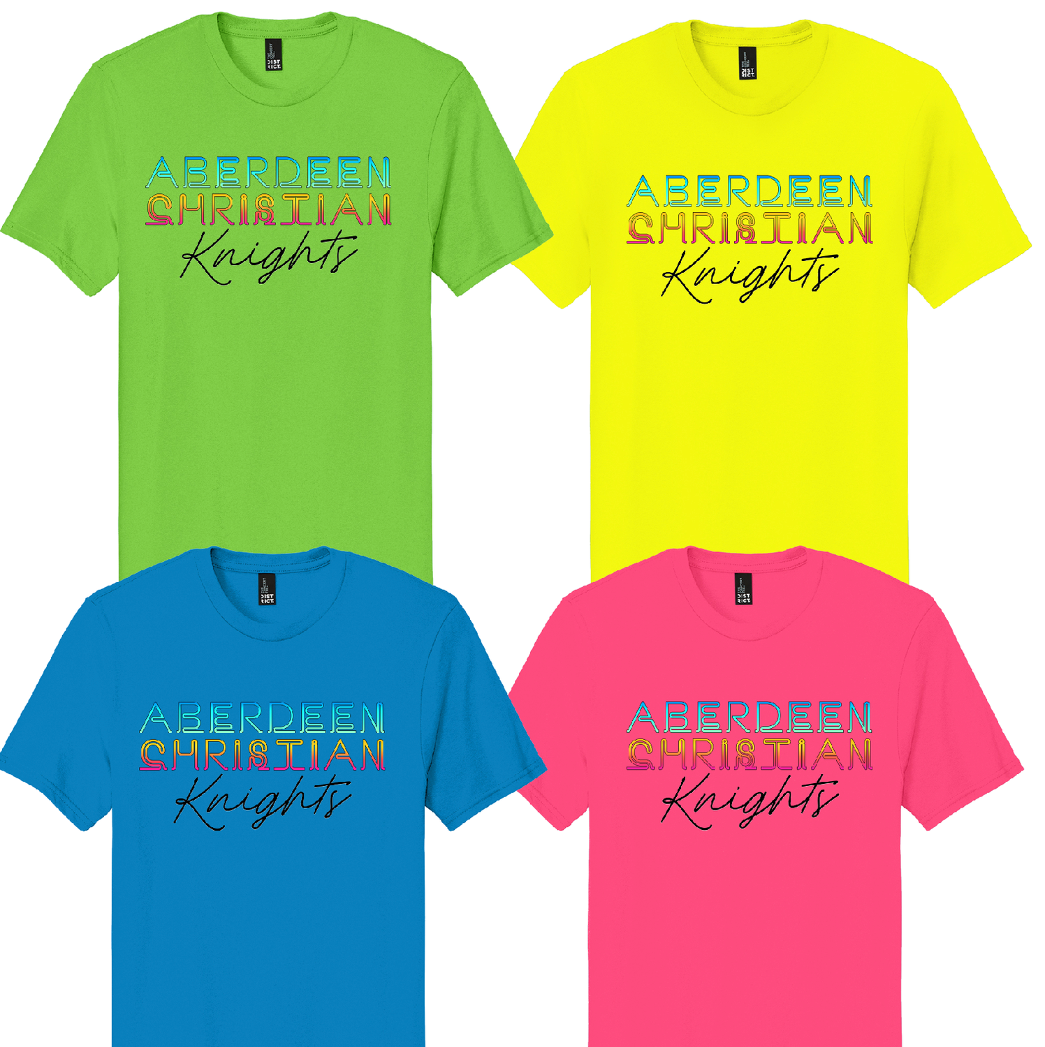 Aberdeen Christian Neon Tee