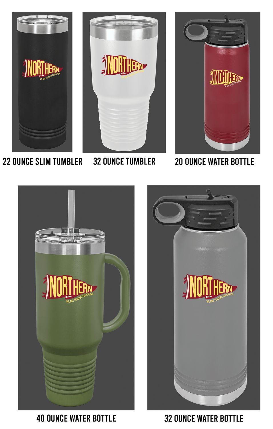 NSU Teach Water Bottle