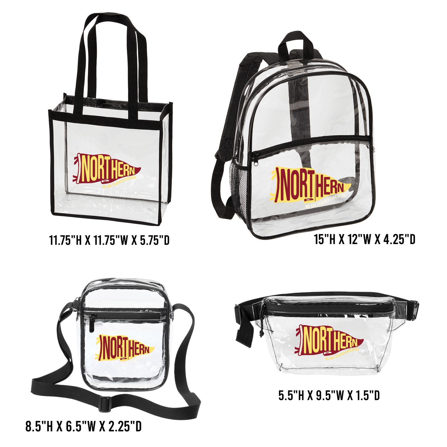 Clear Bags - We Are Teacher Education