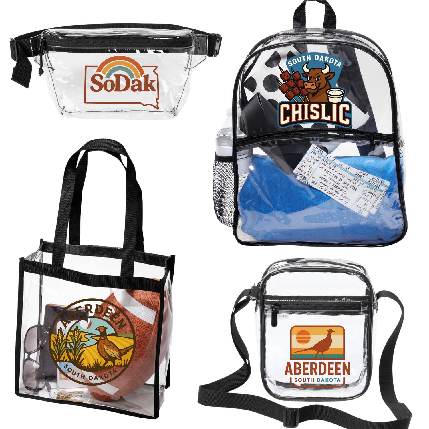 South Dakota Clear Bags