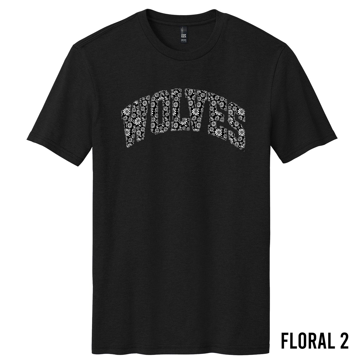 Blackout Wolves Floral
