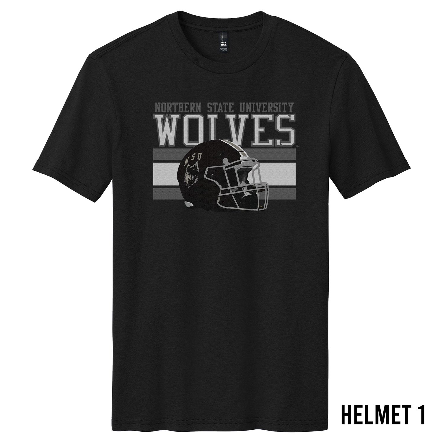 Blackout Wolves Helmet