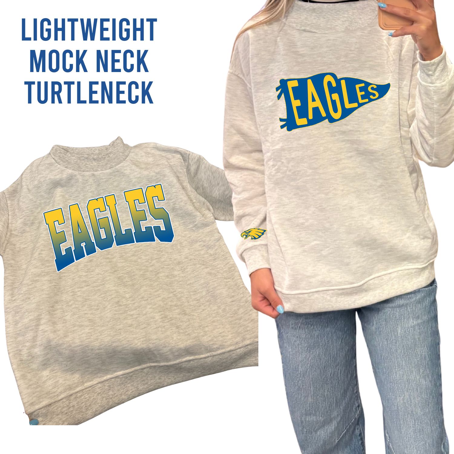 Design Your Own Lightweight Mock Neck Turtleneck