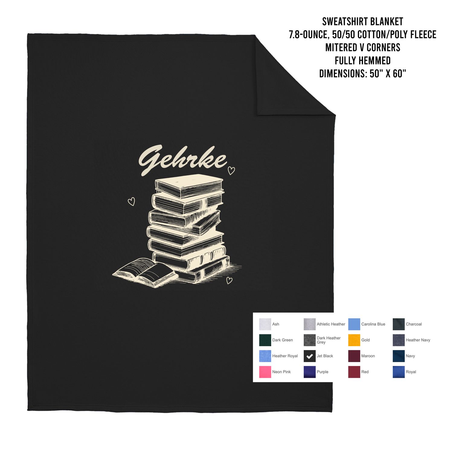 Bitchin' Book Club Blanket