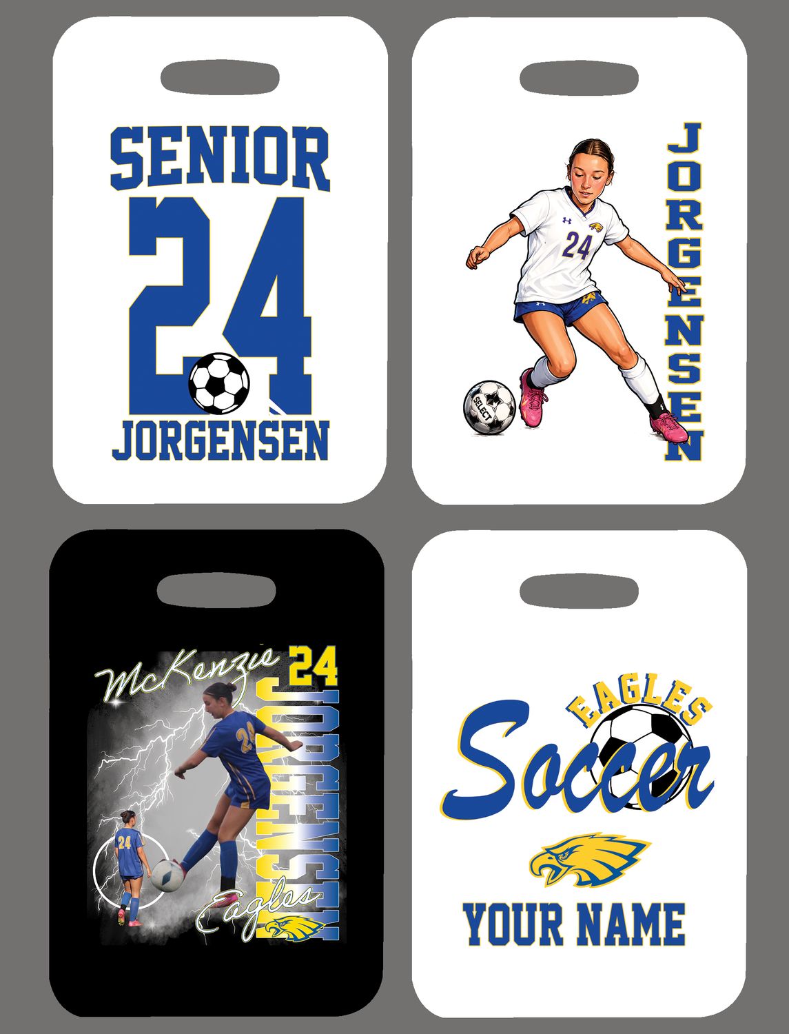Soccer Bag Tag