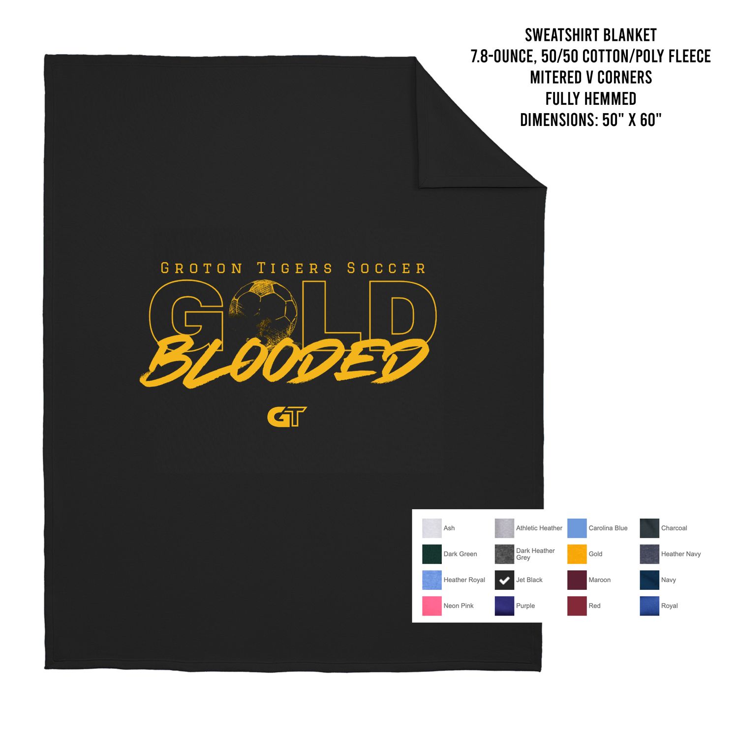 Groton Soccer Blanket