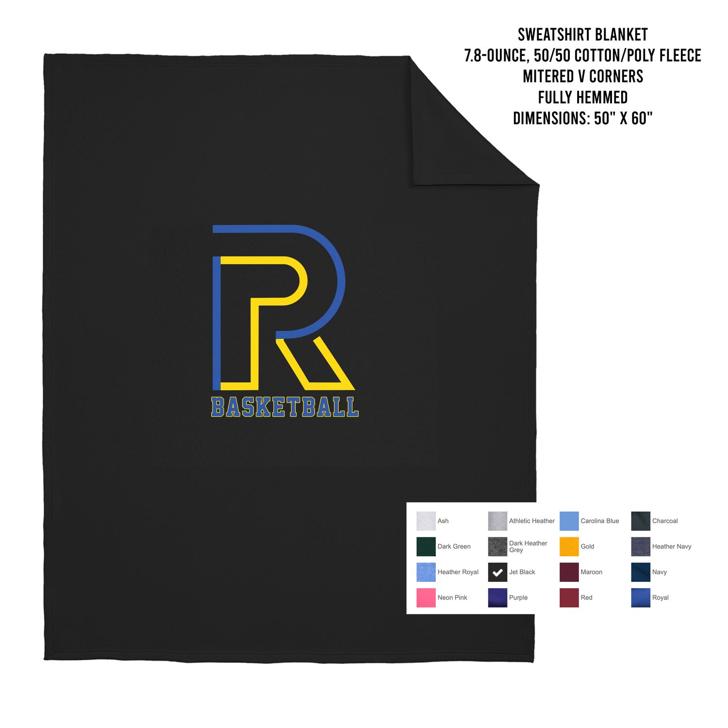 Redfield Basketball Blanket