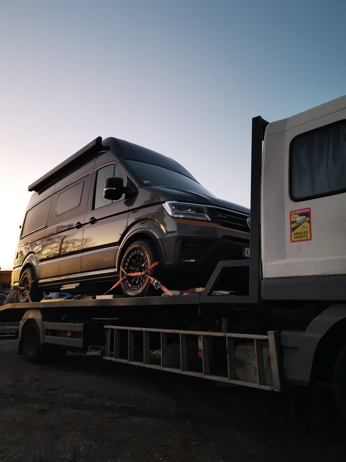 Lkw - offene Plattform ab