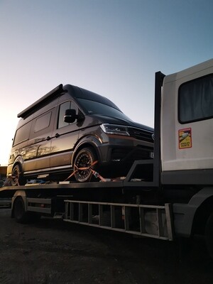 Lkw - offene Plattform ab