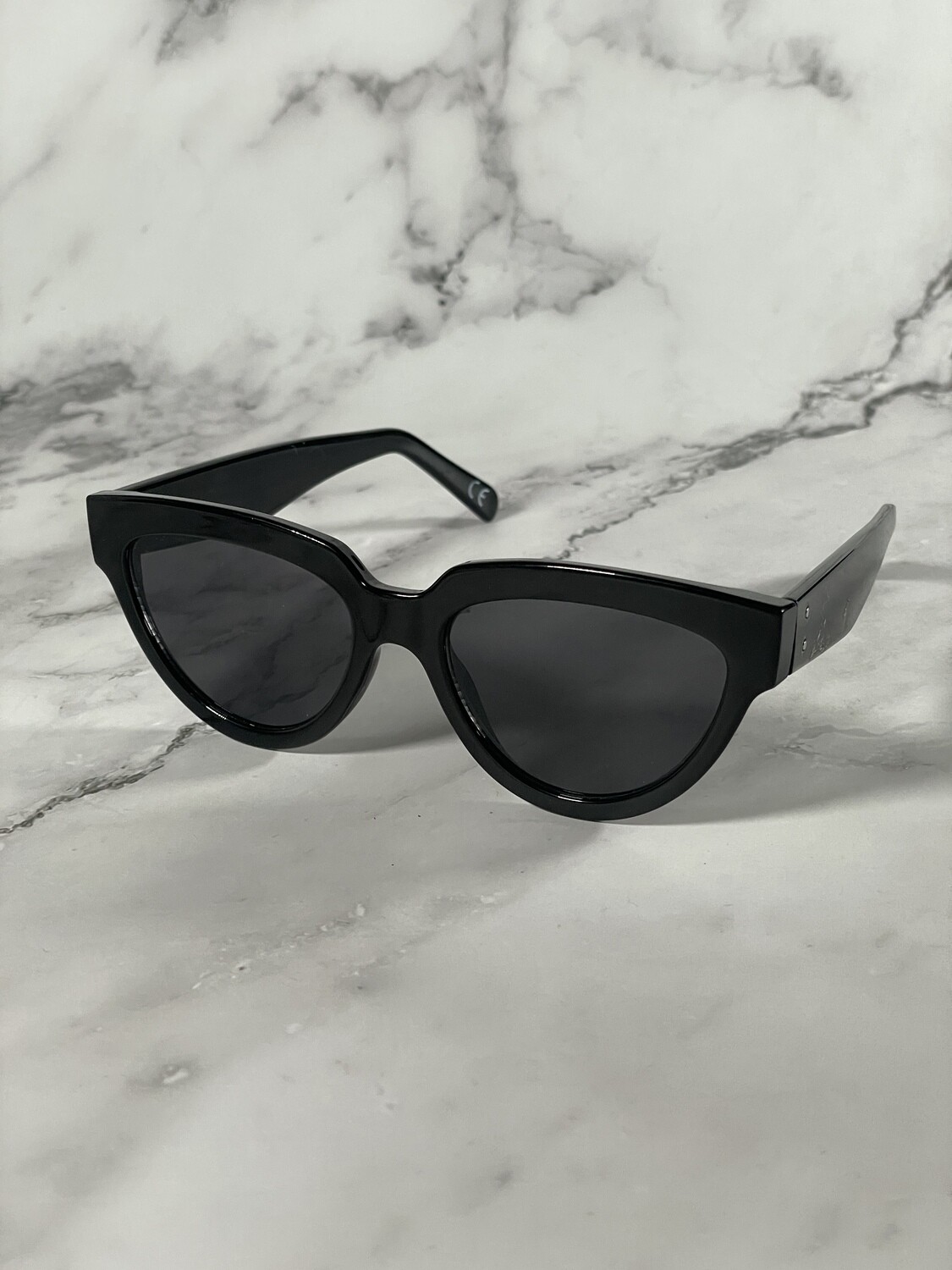 Cat Eye Blacked Out Sunglasses