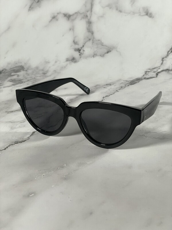 Cat Eye Blacked Out Sunglasses