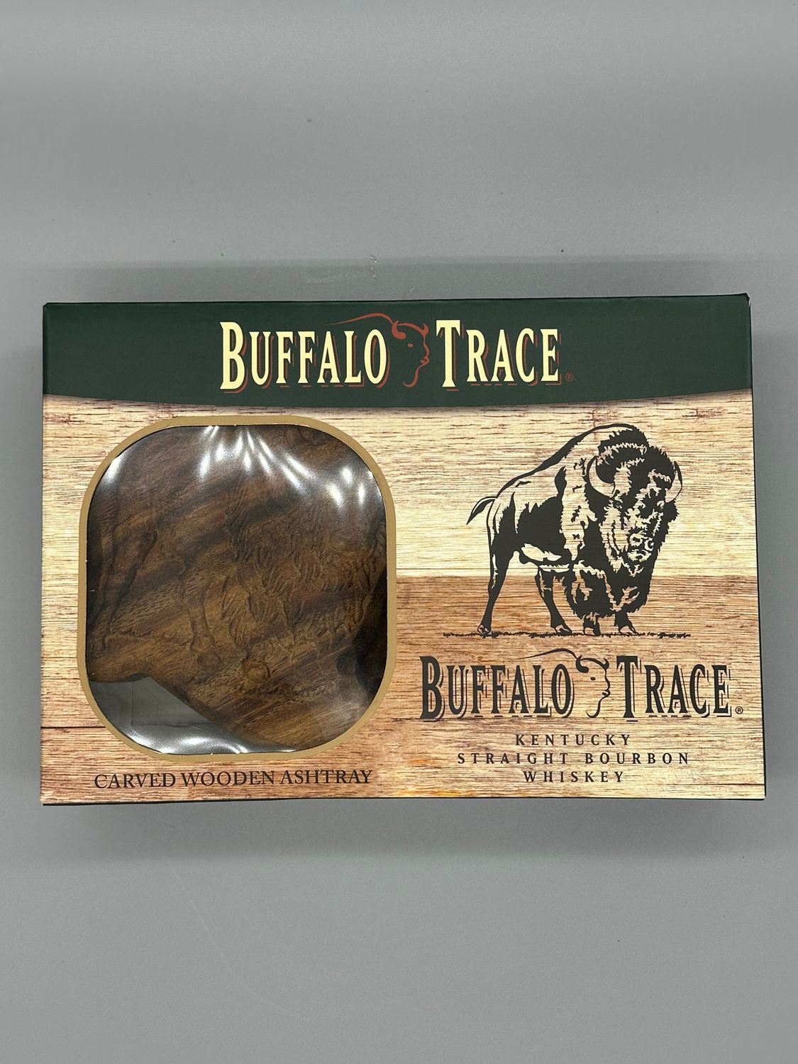 Buffalo Trace Wooden Ashtray