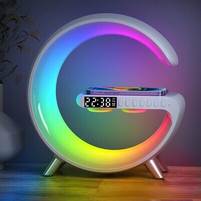 Multifunctional Alarm Clock Night Light Mobile phone Wireless Charging Bluetooth Speaker