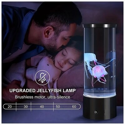 Color Changing Jellyfish Lamp USB Battey Powered Table Night Light Home Bedroom Decor