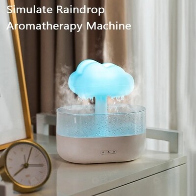 Rain Cloud Humidifier, Aroma Diffuser Essential Oil Aromatherapy Diffuser for home
