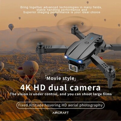 E99 K3 Mini Drone 4K Professional Dual HD Camera Three-Sided Obstacle Avoidance Wifi FPV Foldable Quadcopter