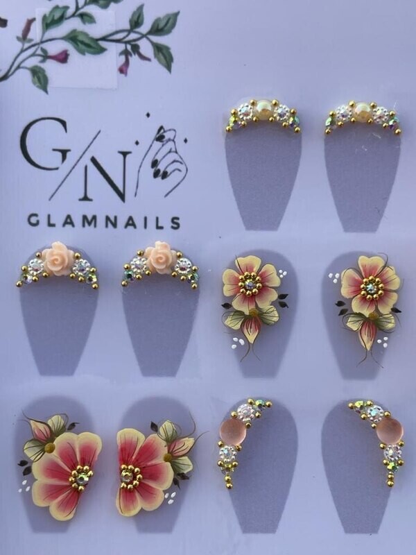 Elegant Orange With Swarovski