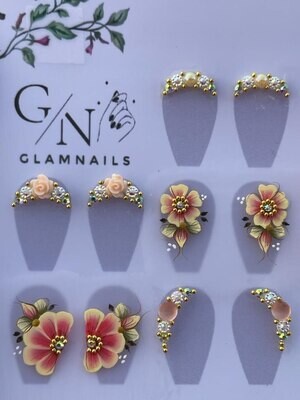 Elegant Orange With Swarovski