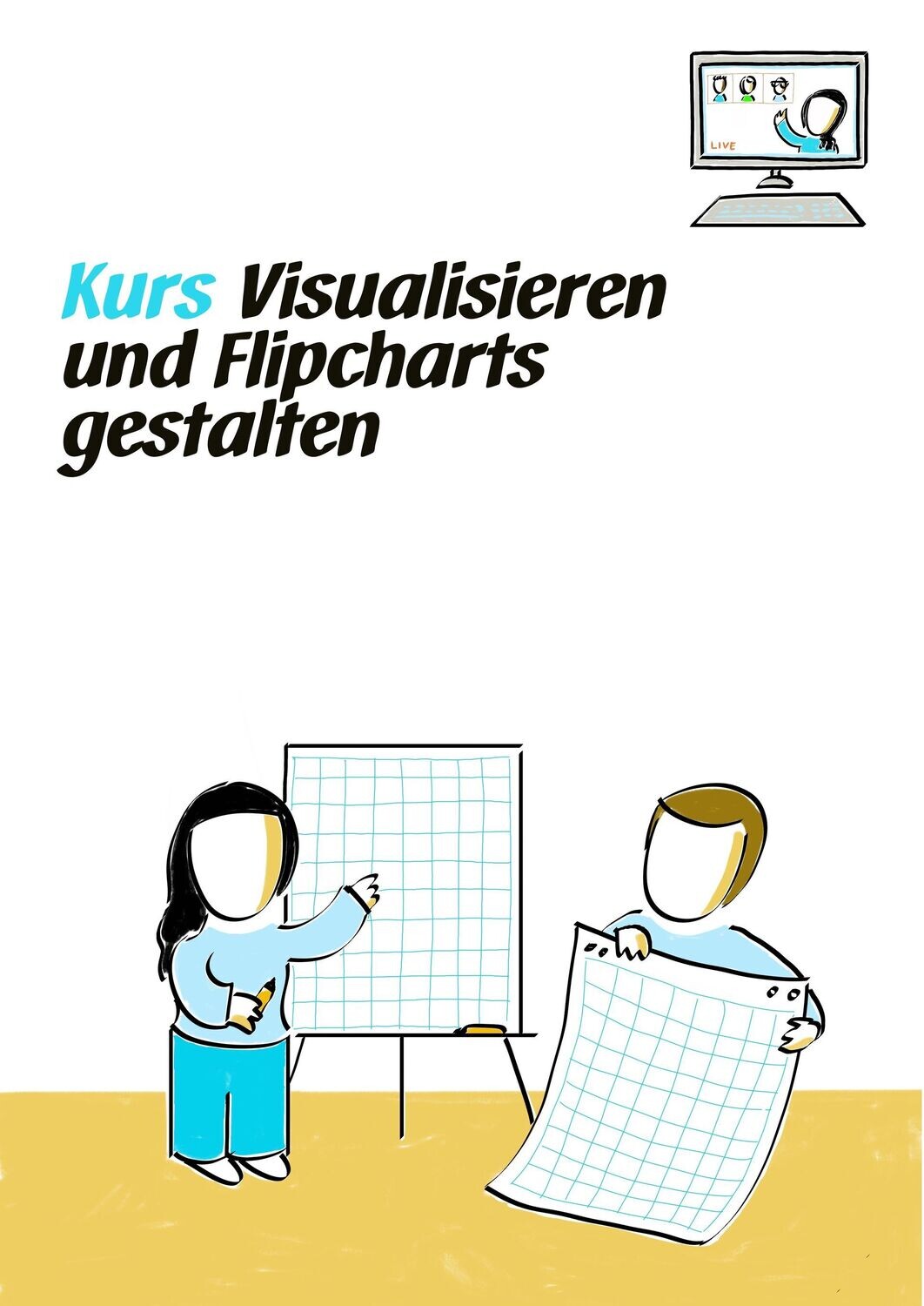 Kurs Flipcharts gestalten online Teilnehmen