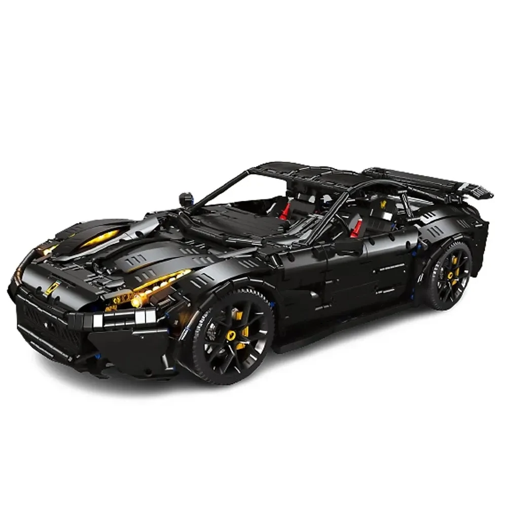 New High-Tech 91102 3097Pcs Creative Moc F12 Super Sport Black Racing Car Model RSR Bricks Building Blocks Toys Children Gifts