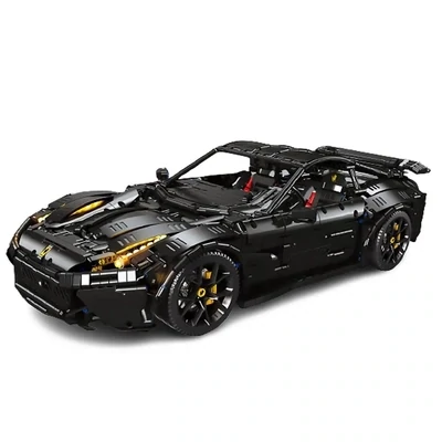 New High-Tech 91102 3097Pcs Creative Moc F12 Super Sport Black Racing Car Model RSR Bricks Building Blocks Toys Children Gifts