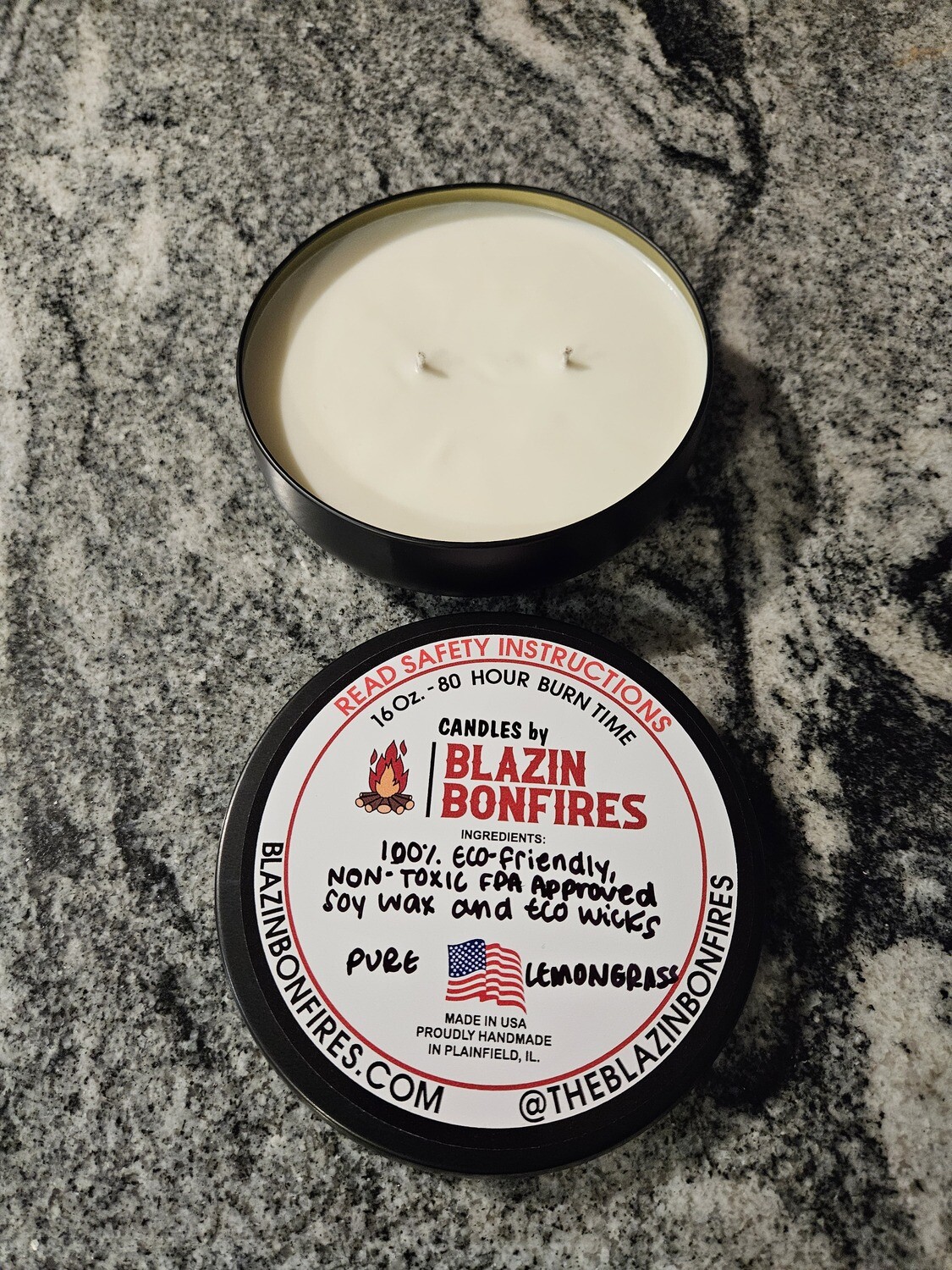 Blazin Lemongrass Candle-16oz
