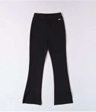 Sarabanda - Zwarte legging met brede pijpen