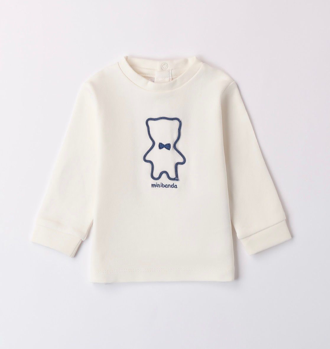 Minibanda wit t-shirt logo