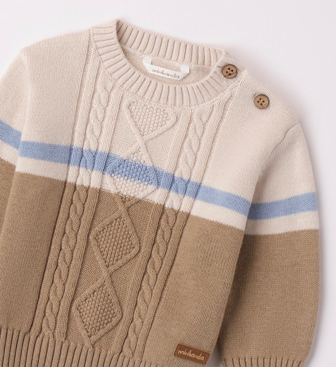 Minibanda gebreide trui